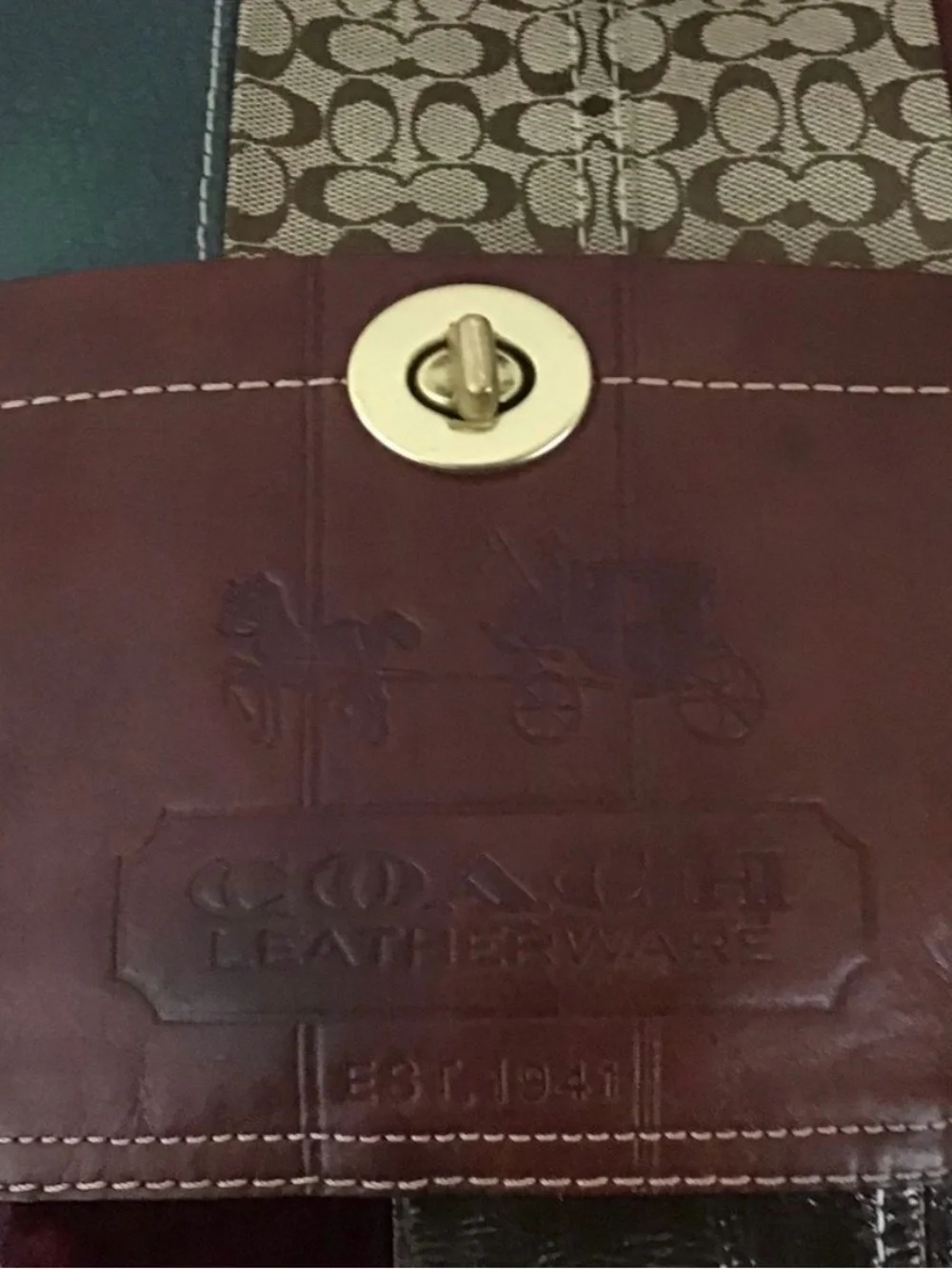 Coach vintage patchwork